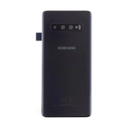 For Samsung Galaxy S10 Plus Replacement Rear Battery Cover with Adhesive (Prism Black)