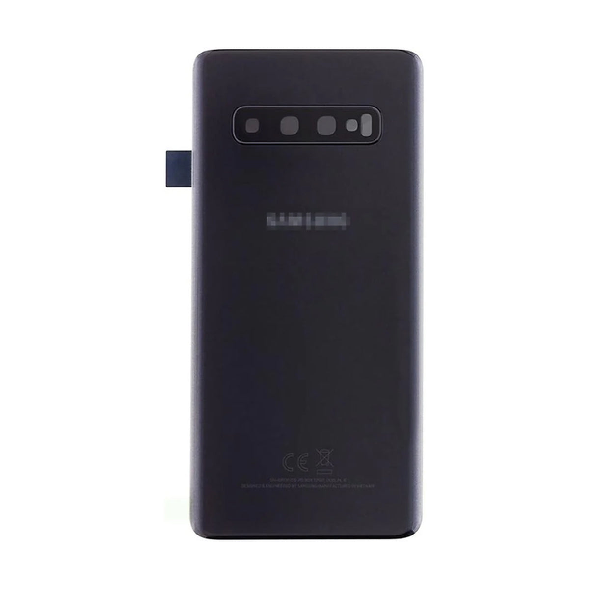 For Samsung Galaxy S10 Replacement Rear Battery Cover with Adhesive (Prism Black)