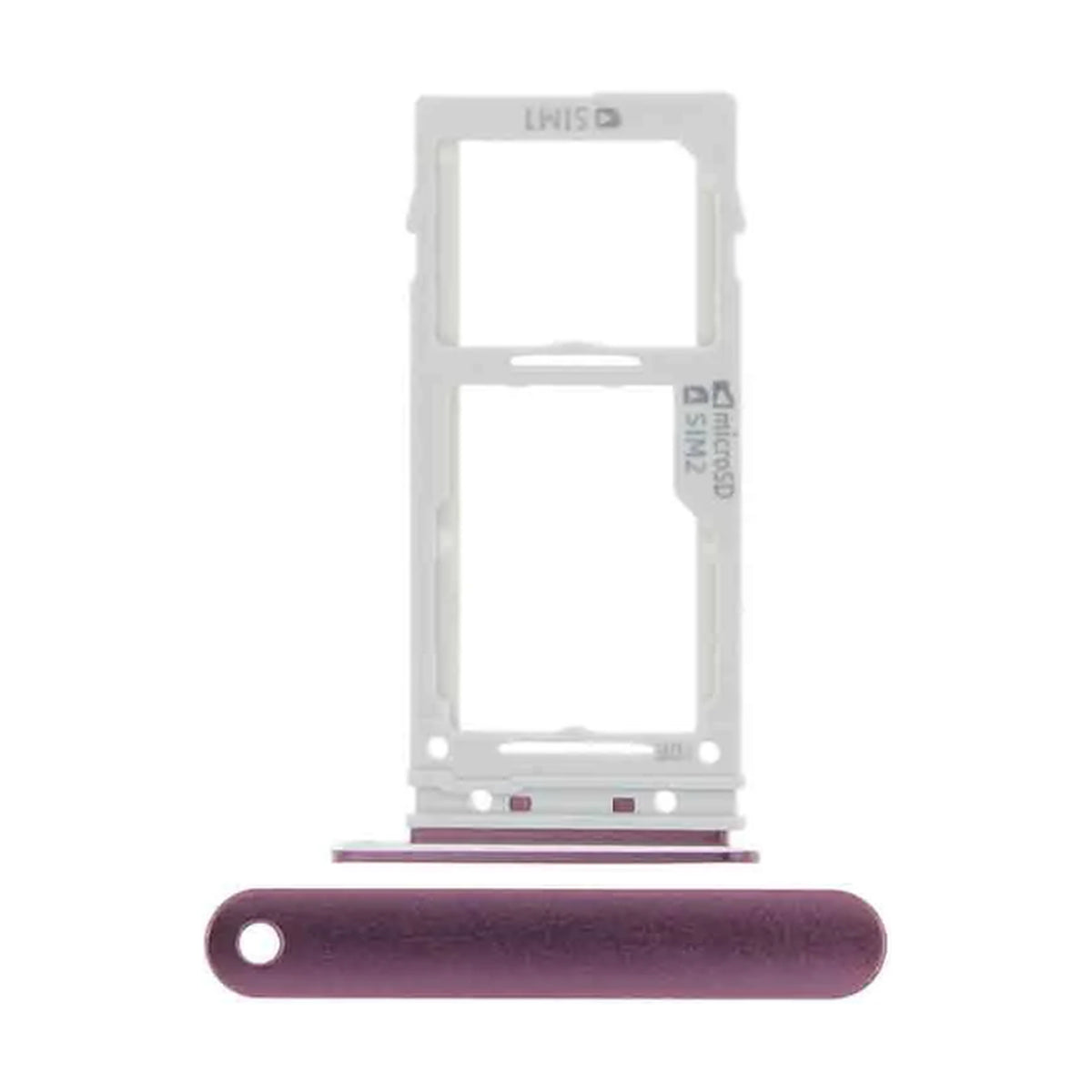For Samsung Galaxy S9 / S9 Plus Replacement Dual Sim Card Tray (Purple)