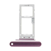 For Samsung Galaxy S9 / S9 Plus Replacement Dual Sim Card Tray (Purple)