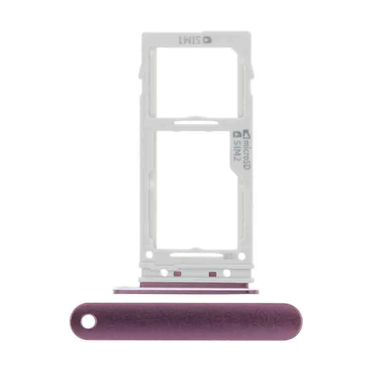 For Samsung Galaxy S9 / S9 Plus Replacement Dual Sim Card Tray (Purple)
