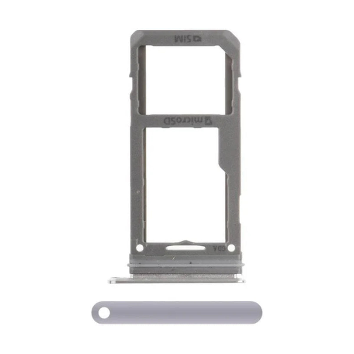 For Samsung Galaxy S8 Plus G955F Replacement Sim Card Tray (Silver)