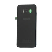 For Samsung Galaxy S8 Replacement Rear Battery Cover with Adhesive (Black)