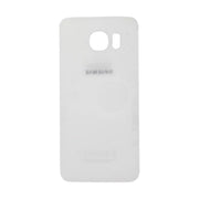 For Samsung Galaxy S6 Replacement Rear Battery Cover with Adhesive (White)