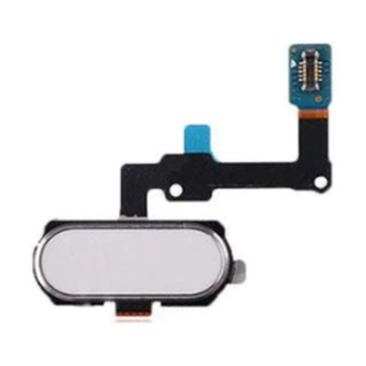 For Samsung Galaxy J7 Prime G610 Replacement Home Button Flex Cable (White)