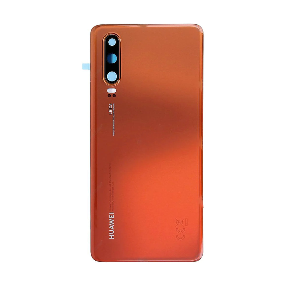 Huawei P30 Replacement Rear Battery Cover Inc Lens with Adhesive (Amber Sunrise)