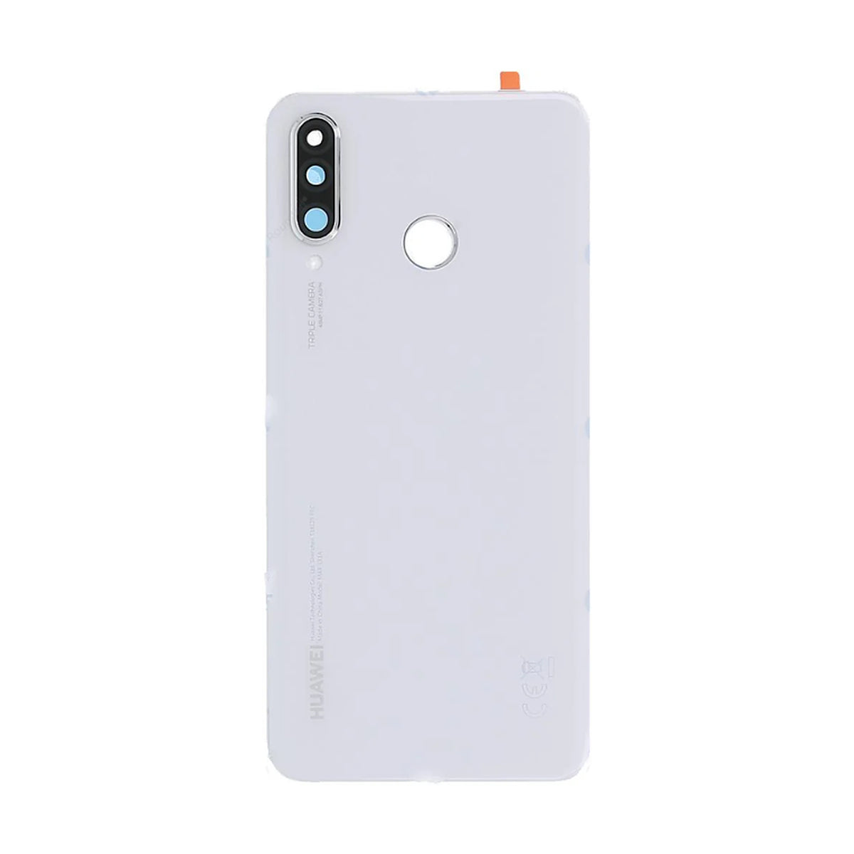 For Huawei P30 Lite Replacement Rear Battery Cover Inc Lens with Adhesive 24MP (Pearl White)