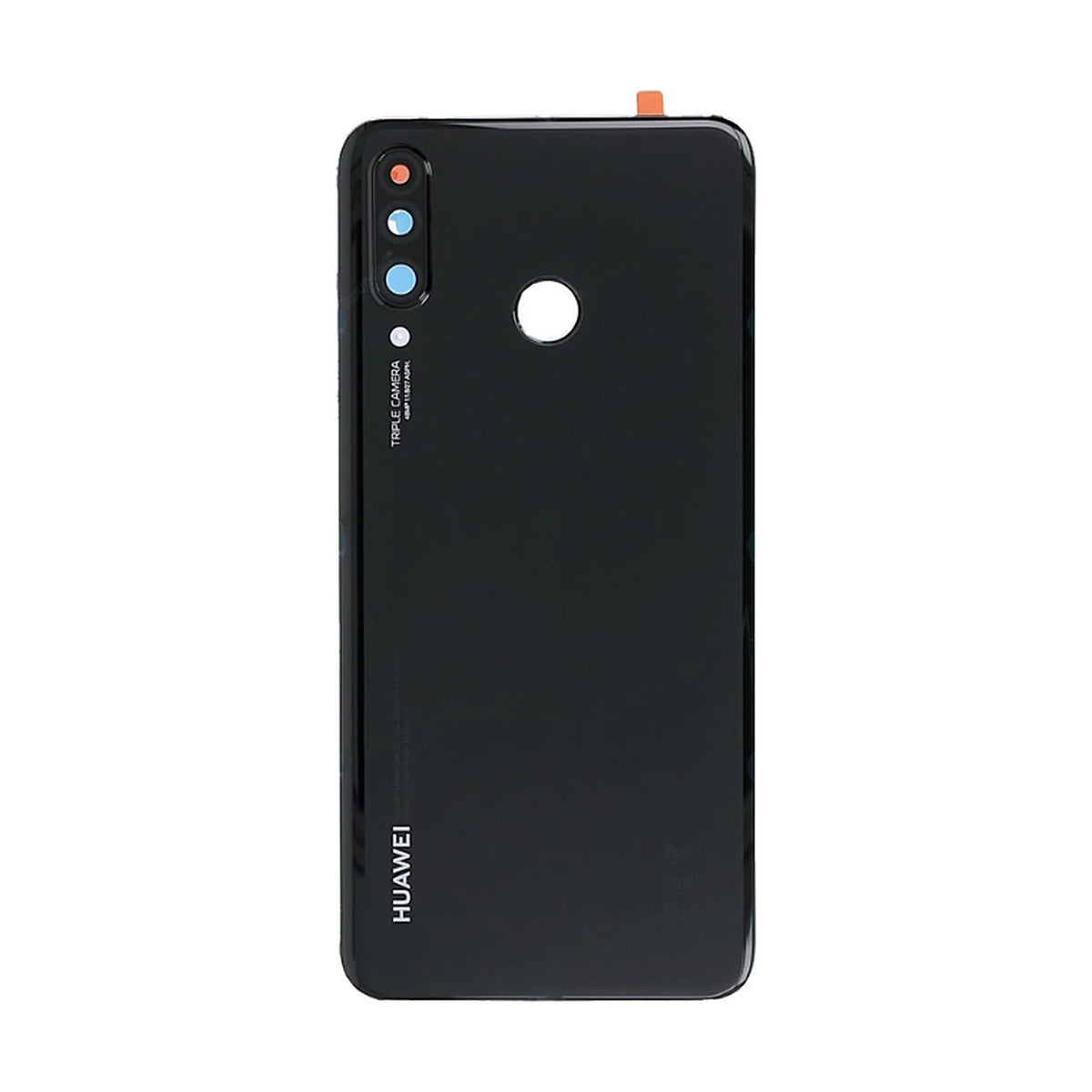 For Huawei P30 Lite New Edition Replacement Rear Battery Cover Inc Lens with Adhesive 48MP (Black)