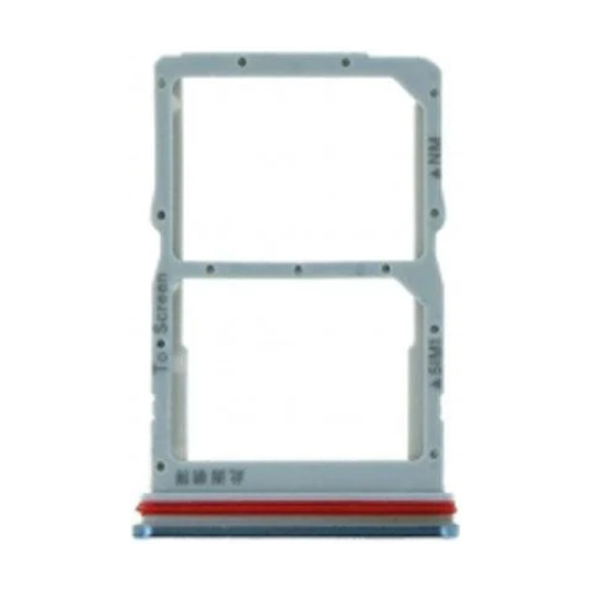 For Huawei P40 Lite 5G Replacement Sim Card Tray (Silver)