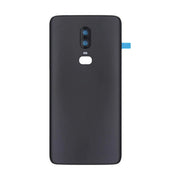 For One Plus 6 Replacement Rear Battery Cover with Adhesive (Mirror Black)