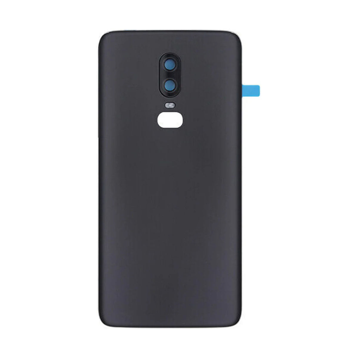 For One Plus 6 Replacement Rear Battery Cover with Adhesive (Mirror Black)