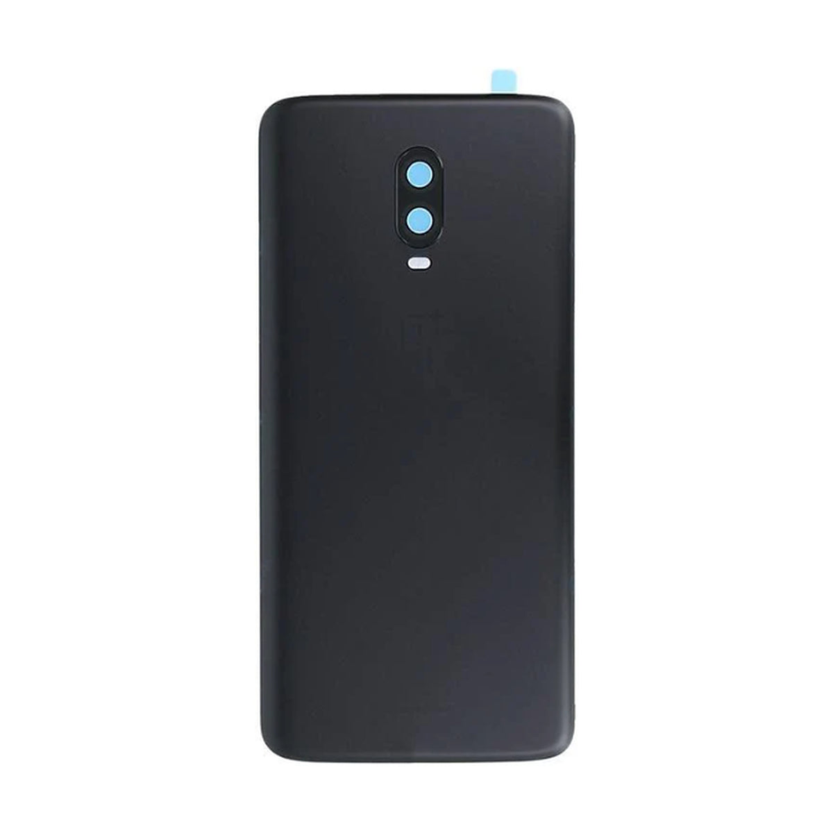 For One Plus 6T Replacement Rear Battery Cover with Adhesive Inc Camera Lens (Black)