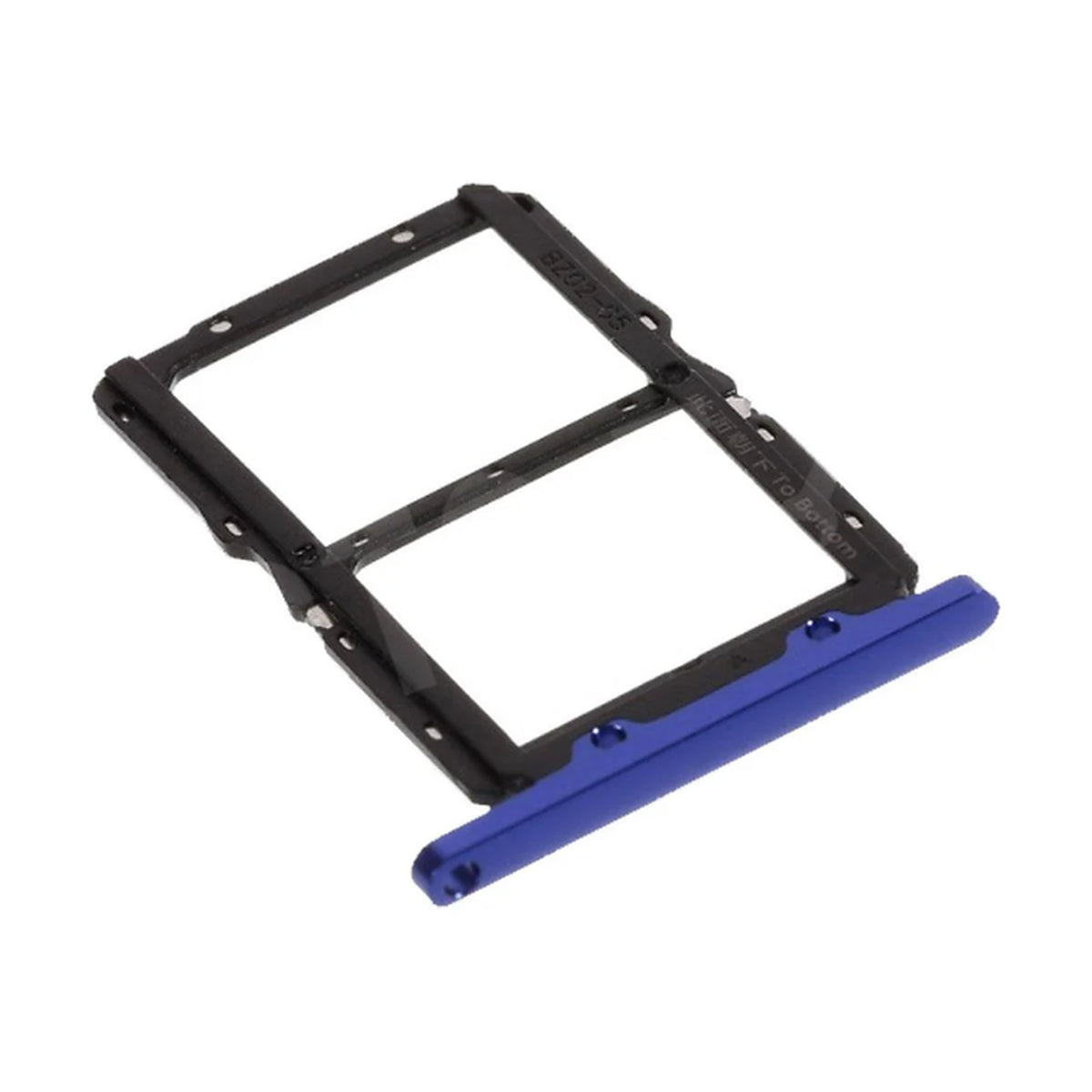 For Honor 20 Replacement Dual SIM Card Tray (Blue)