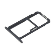 For Honor 8 Replacement Dual SIM SD Card Tray (Black)