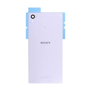 For Sony Xperia Z5 Battery Cover Rear Glass Panel Back Replacement (Silver)