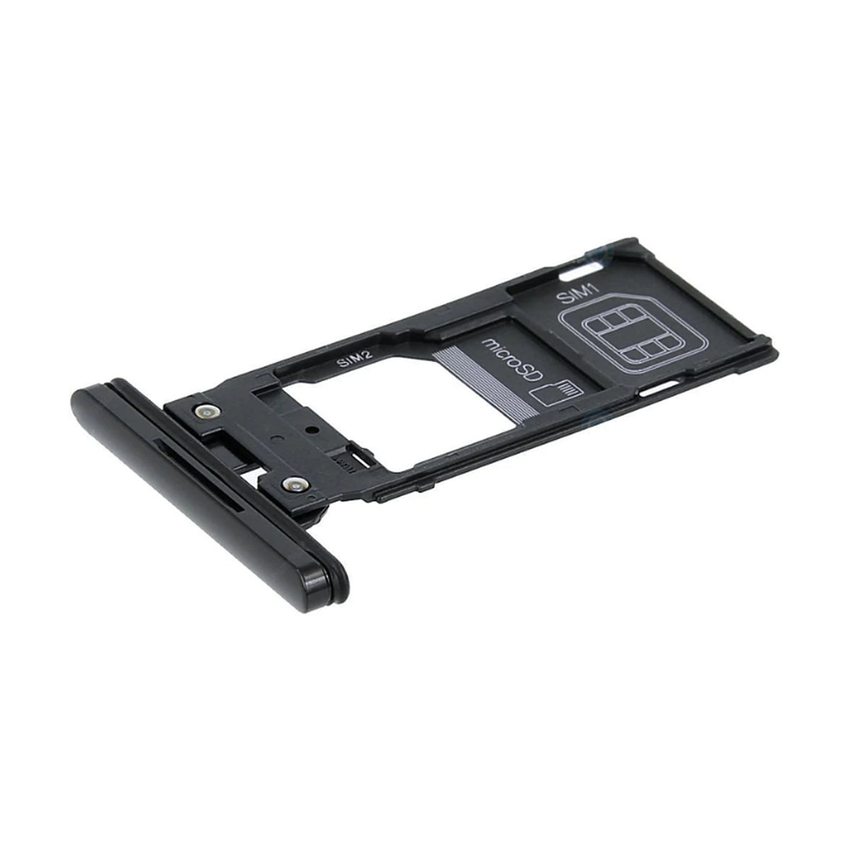 For Sony Xperia XZ3 Replacement SIM & SD Card Tray / Holder (Black)