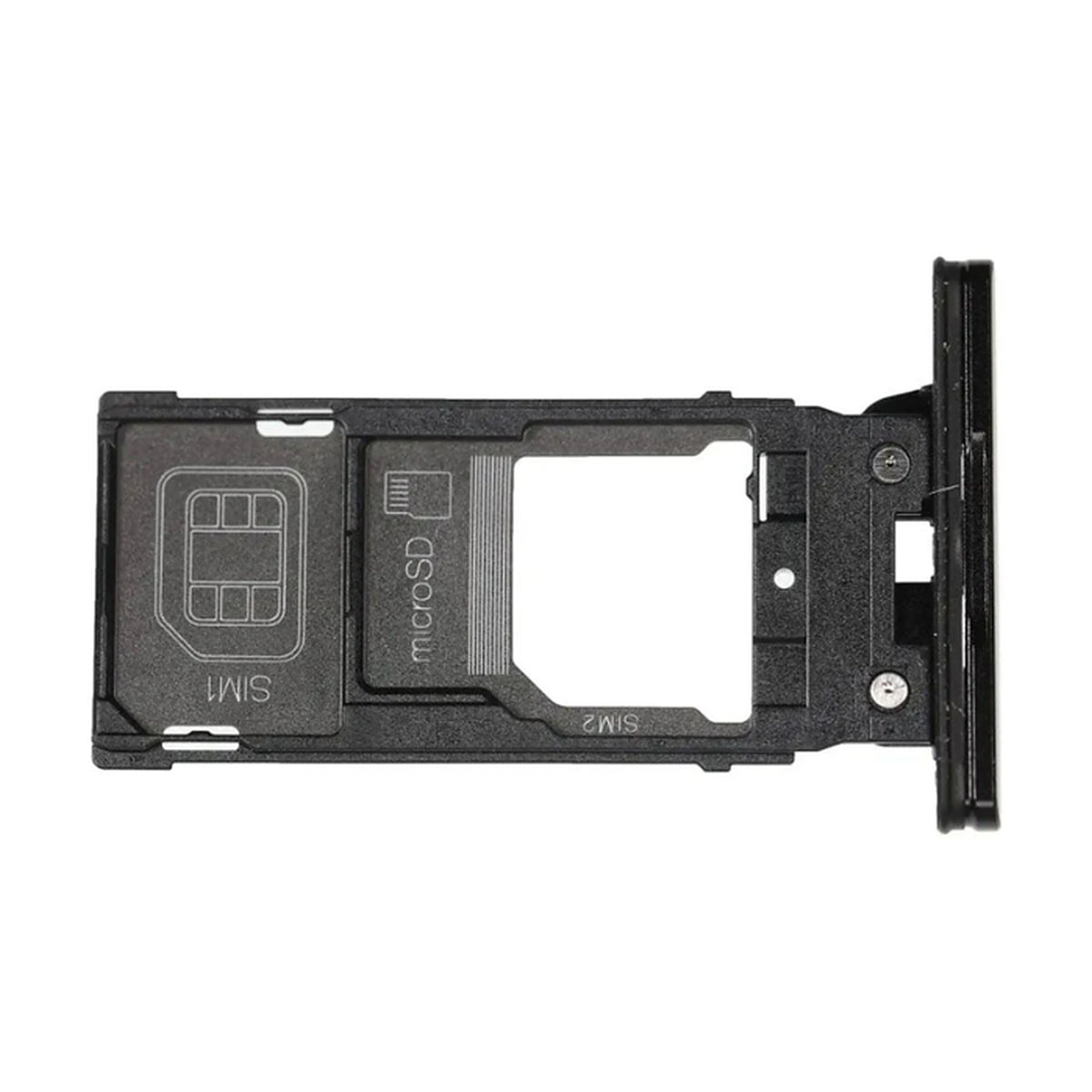 For Sony Xperia XZ2 Replacement Sim And Memory Card Tray (Black)