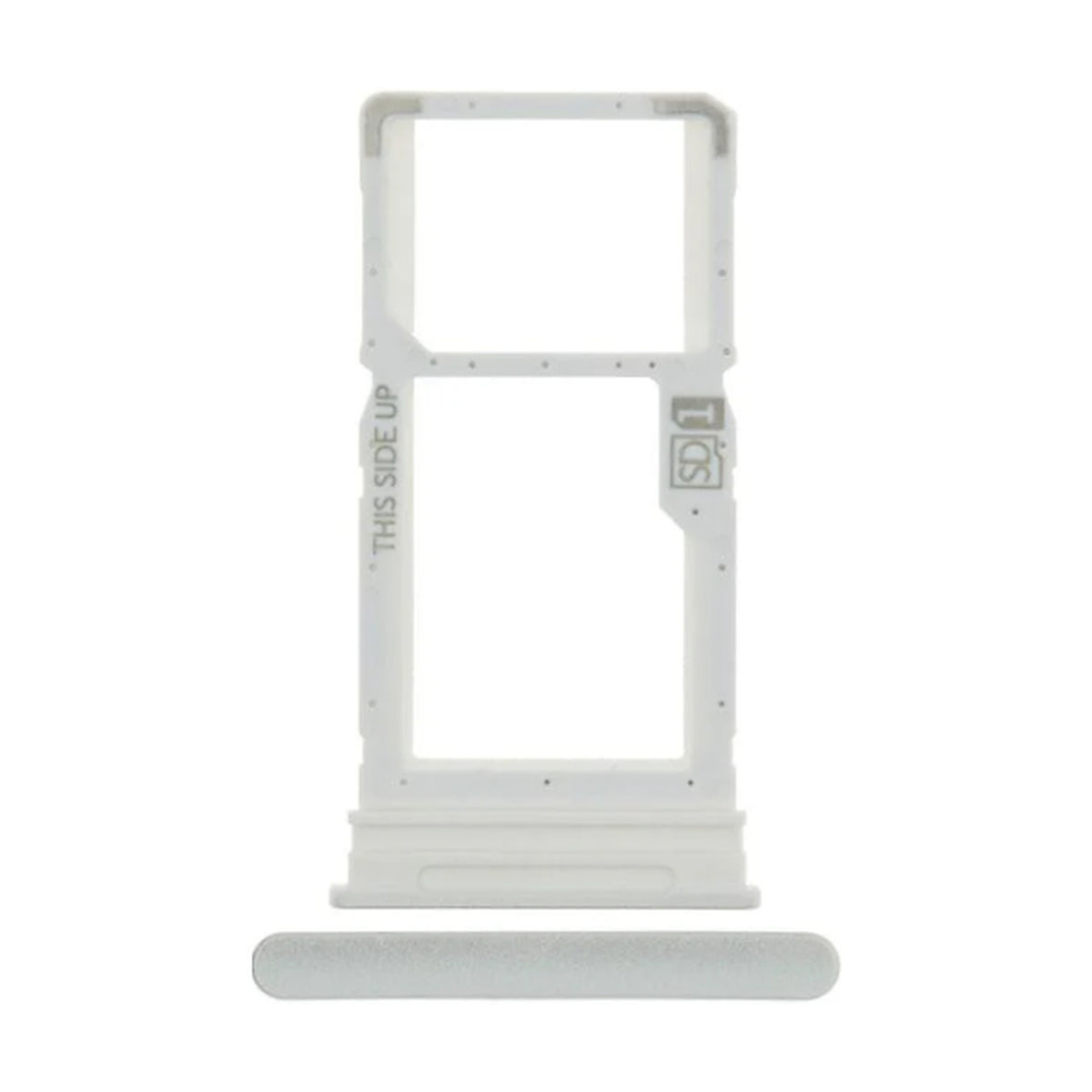 For Motorola Moto G 5G Replacement Sim Card Tray (Frosted Silver)
