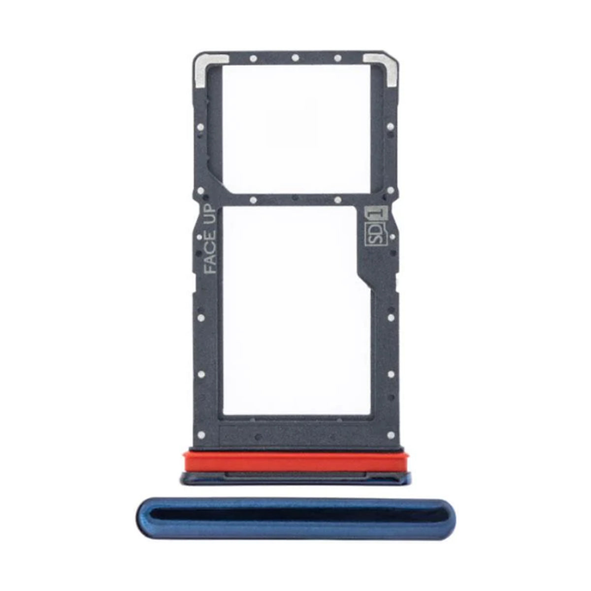 For Motorola Moto G8 Power Replacement Sim Card Tray (Capri Blue)