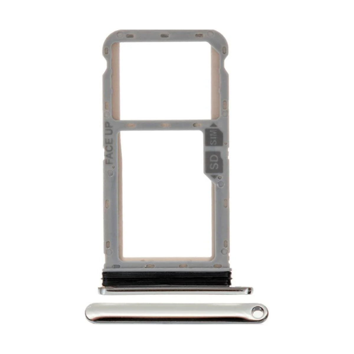 For Motorola Moto G8 Replacement Sim Card Tray (White)