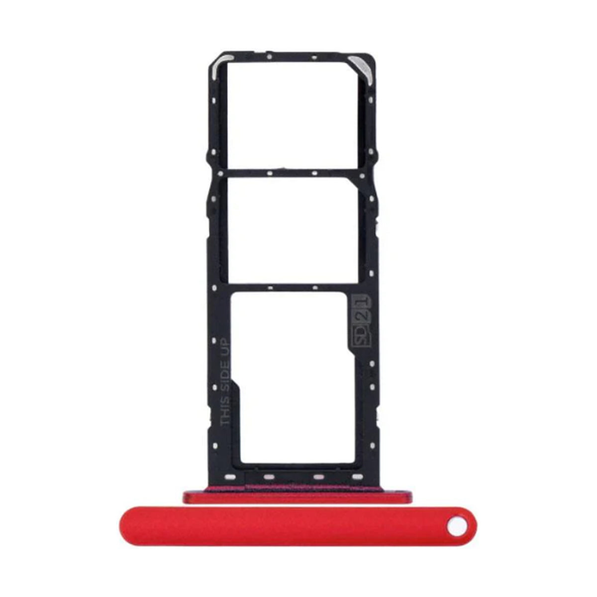For Motorola Moto G8 Power Lite Replacement Sim Card Tray (Red)1