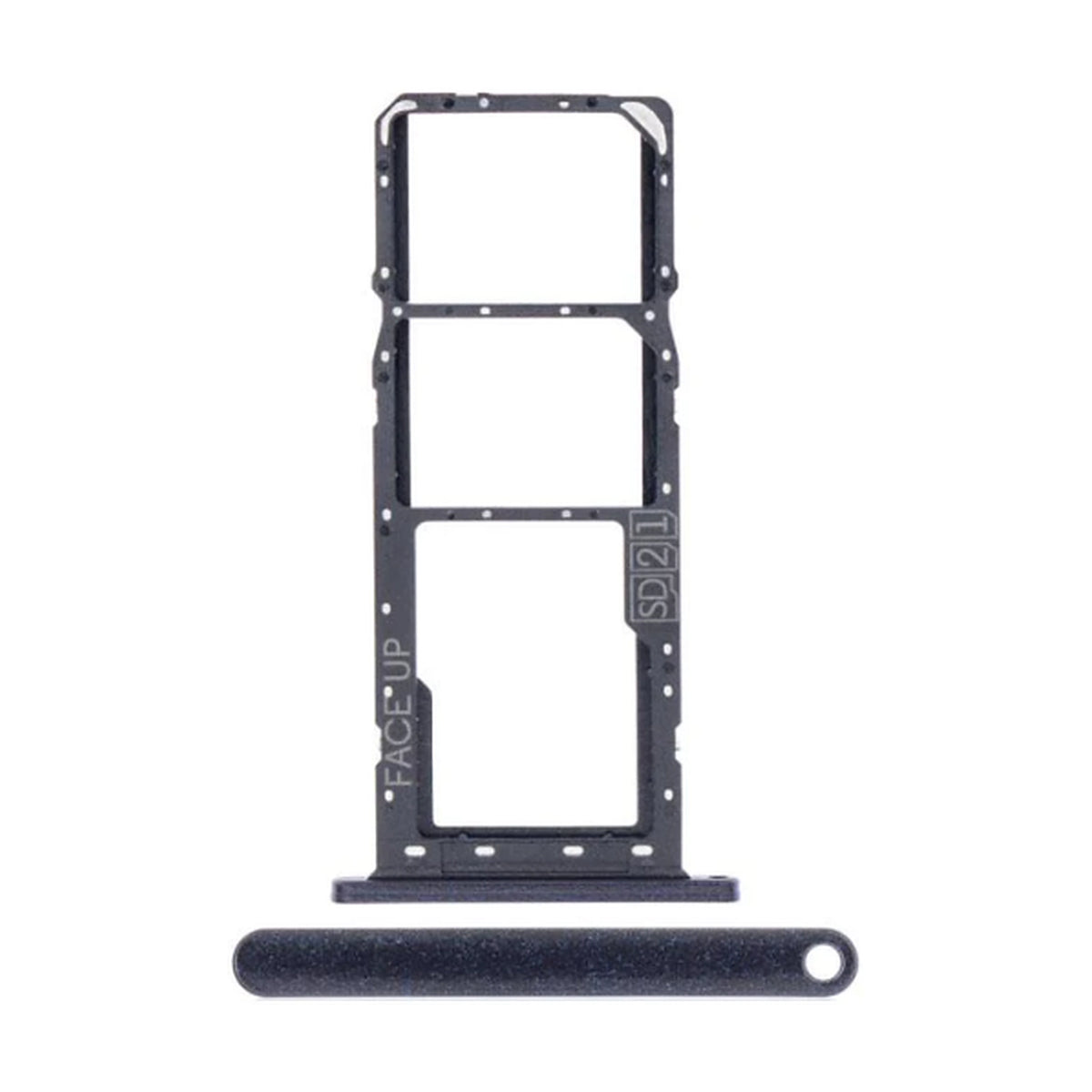 For Motorola Moto G8 Power Lite Replacement Sim Card Tray (Royal Blue)