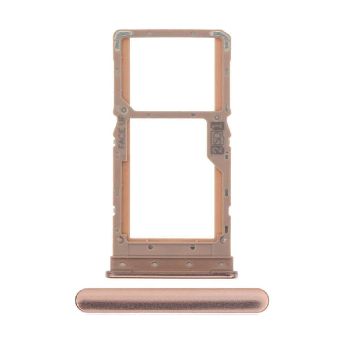 For Motorola Moto G9 Plus Replacement Sim Card Tray (Rose Gold)