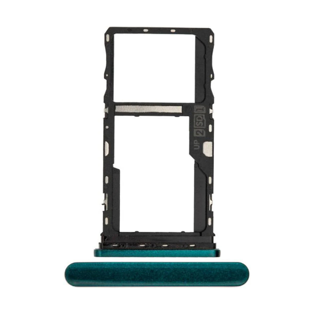 For Motorola Moto G9 Play Replacement Sim Card Tray (Forest Green)