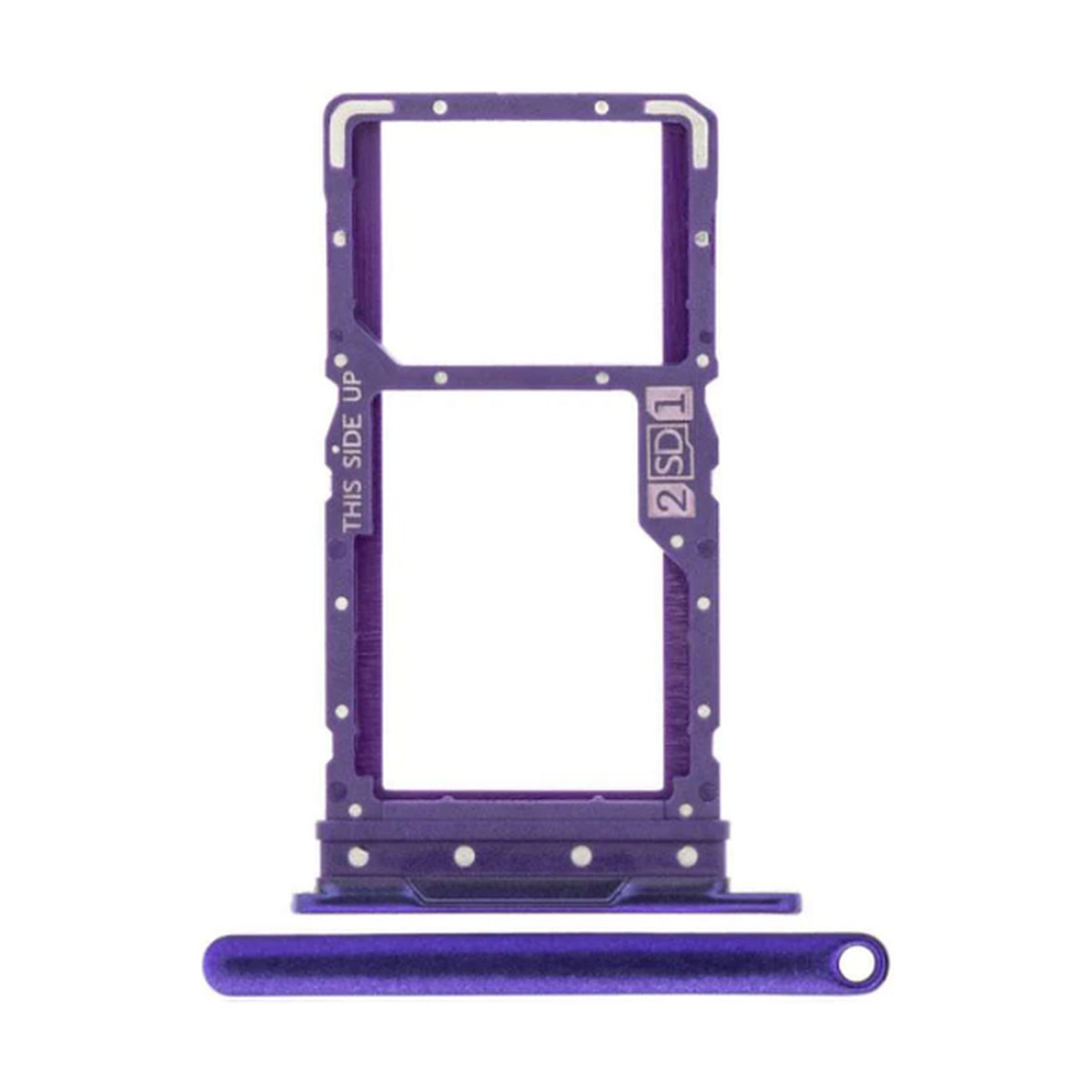 For Motorola Moto G9 Power Replacement Sim Card Tray (Electric Violet)
