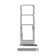 For Motorola Moto G7 Replacement Dual Sim Card Tray (Silver)