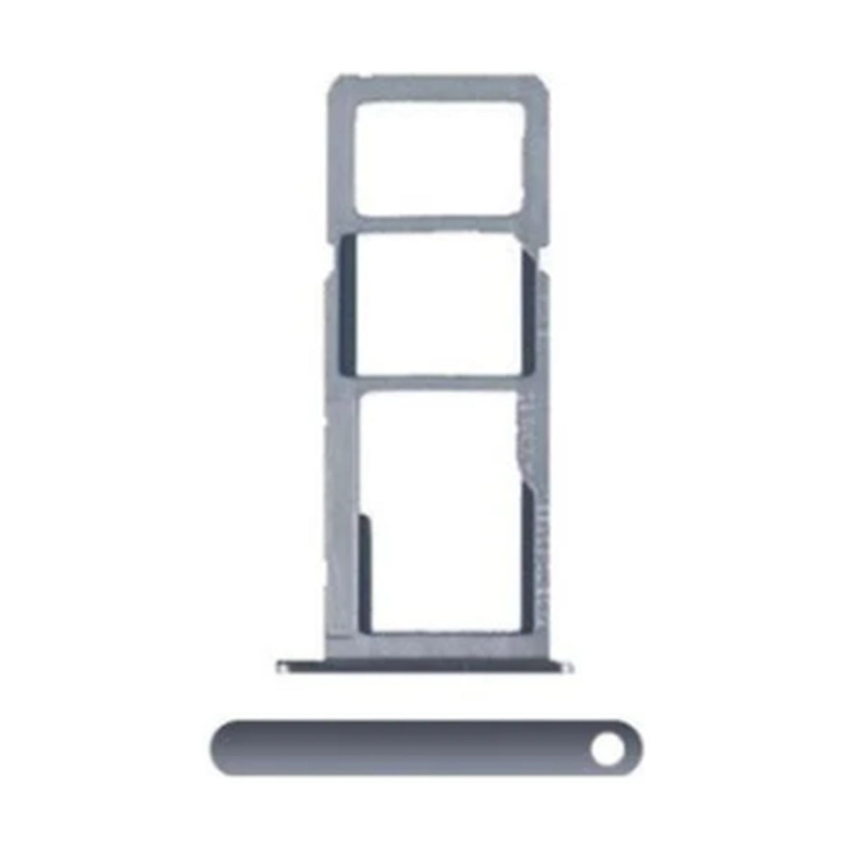 For Motorola Moto G6 Play Replacement Sim Card Tray (Silver)
