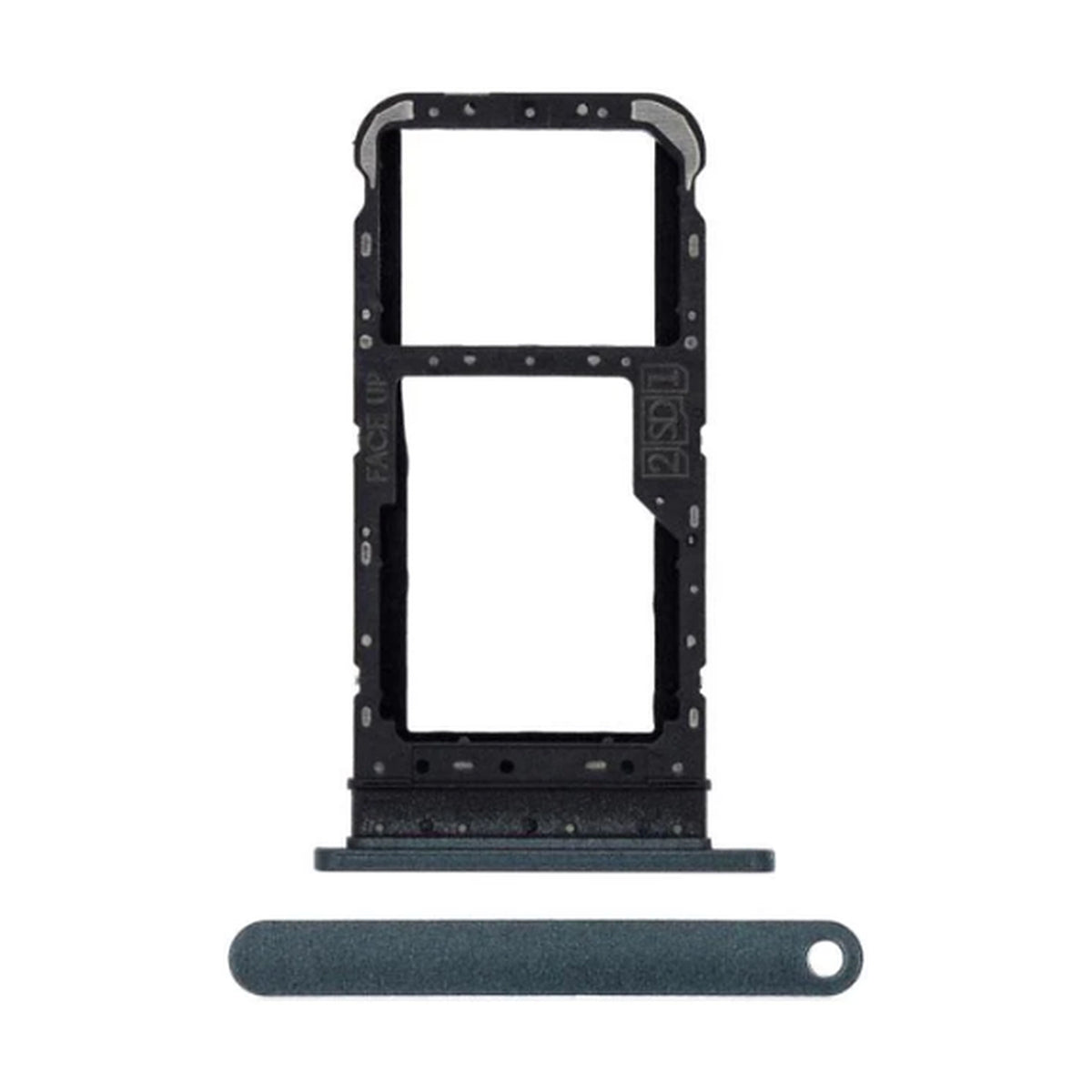 For Motorola Moto E7 Replacement Sim Card Tray (Mineral Grey)