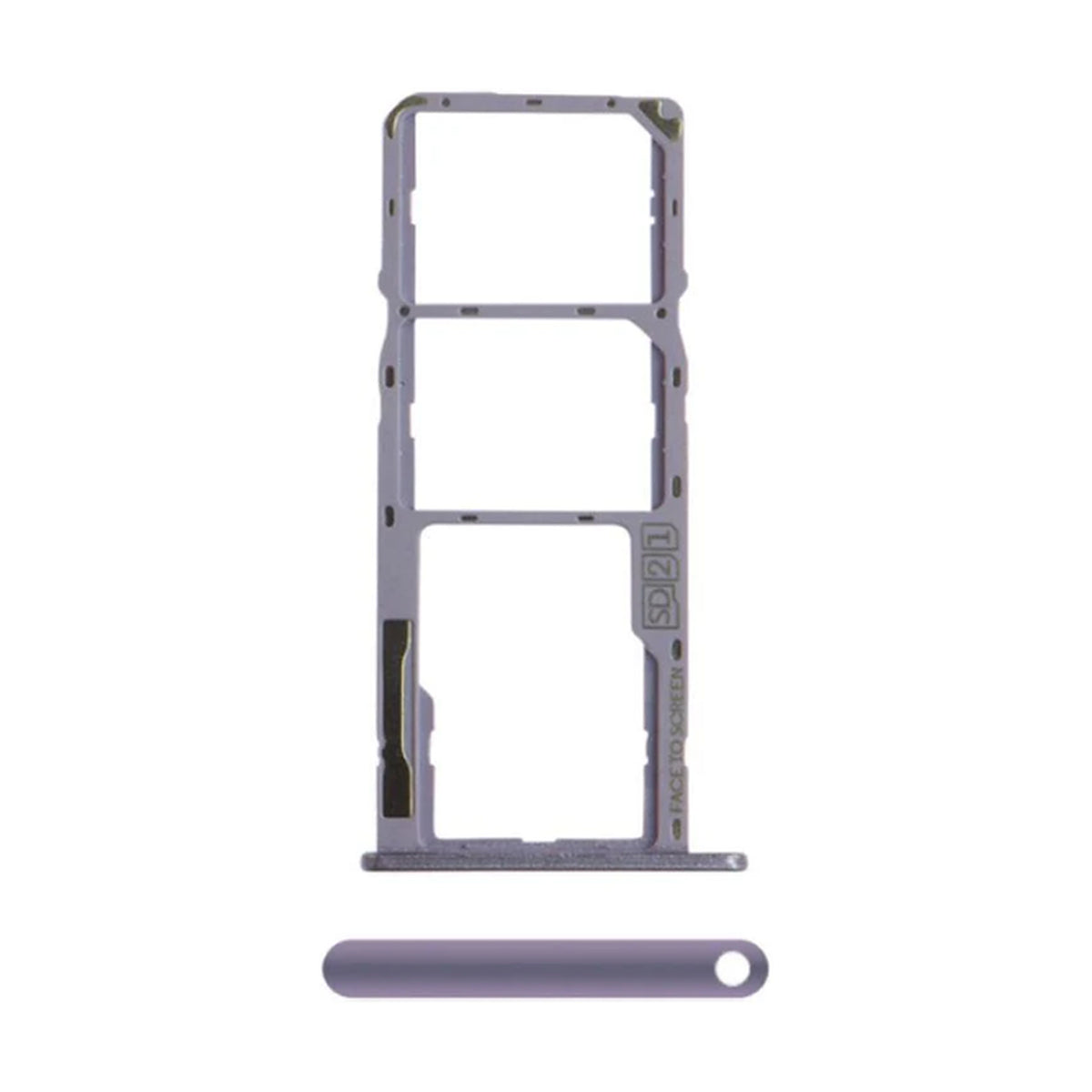 For Motorola Moto G7 Power Replacement Sim Card Tray (Iced Violet)