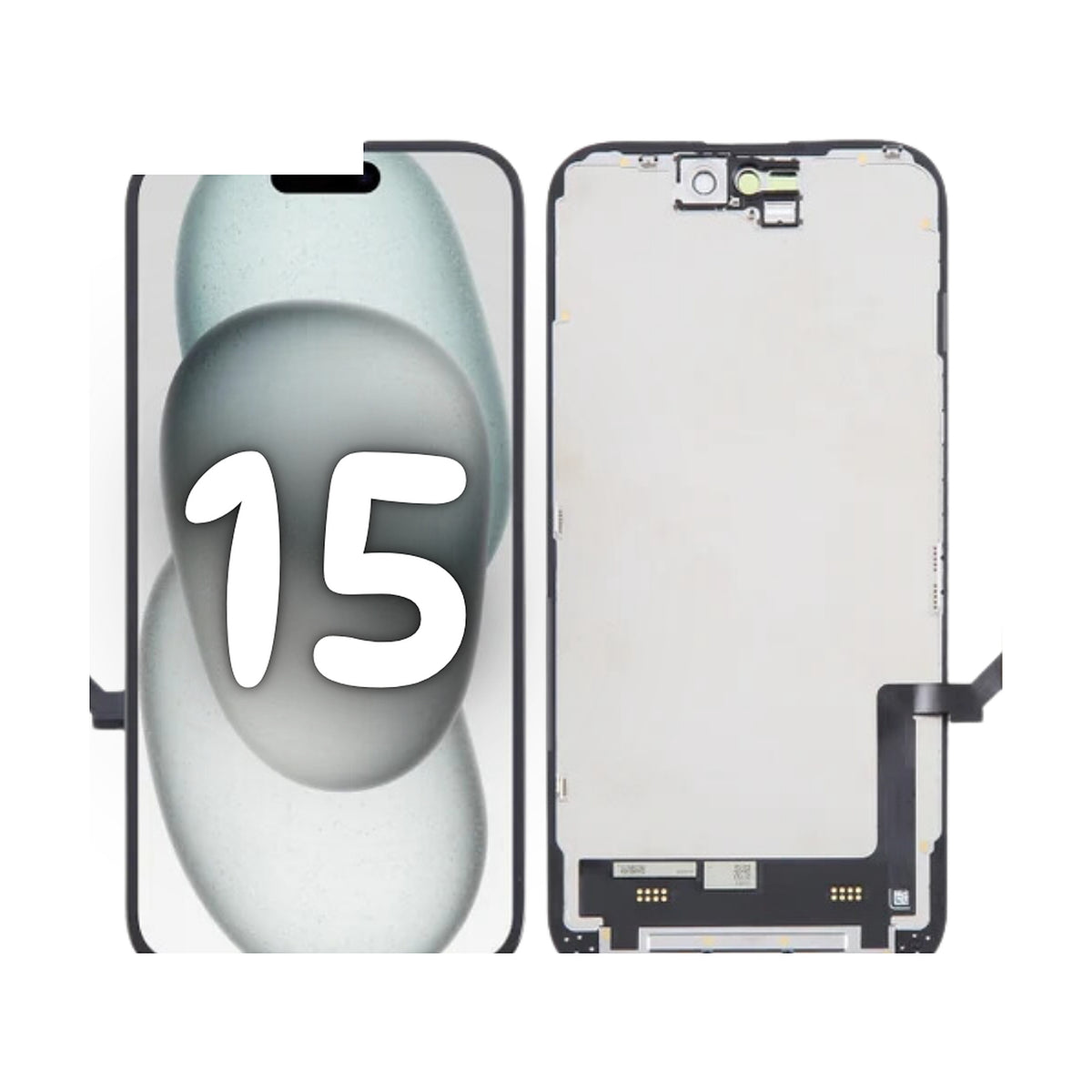 For iPhone 15 FHD LCD Screen Replacement
