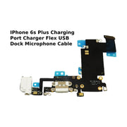 For IPhone 6s Plus Charging Port Charger Flex USB Dock Microphone Cable White UK