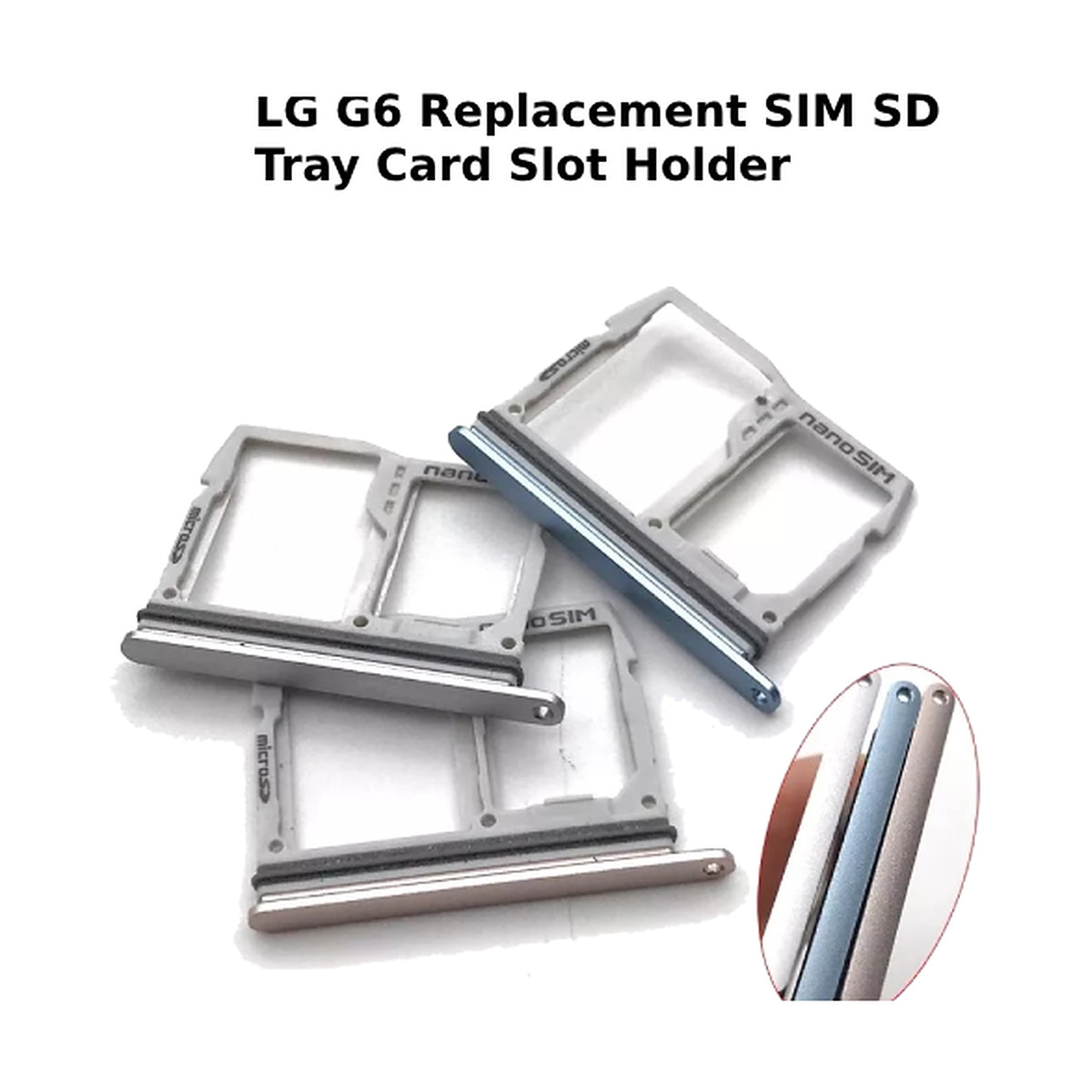 For LG G6 Replacement SIM SD Tray Card Slot Holder (Gold) UK SELLER