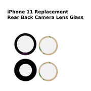 For iPhone 11 Replacement Rear Back Camera Lens Glass + Adhesive sticker new