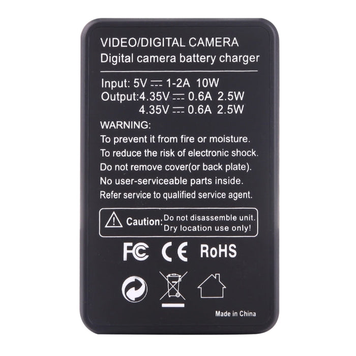 AHDBT-501 LCD Screen Dual Batteries Charger for GoPro HERO5 with Displays Charging Capacity