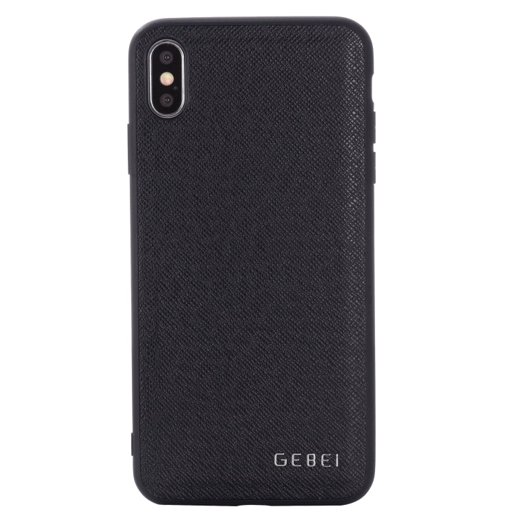 For iPhone 11 GEBEI Full-coverage Shockproof Leather Protective Case(Black)
