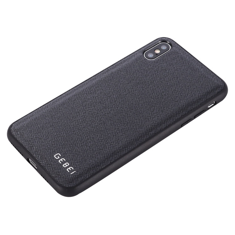 For iPhone 11 GEBEI Full-coverage Shockproof Leather Protective Case(Black)