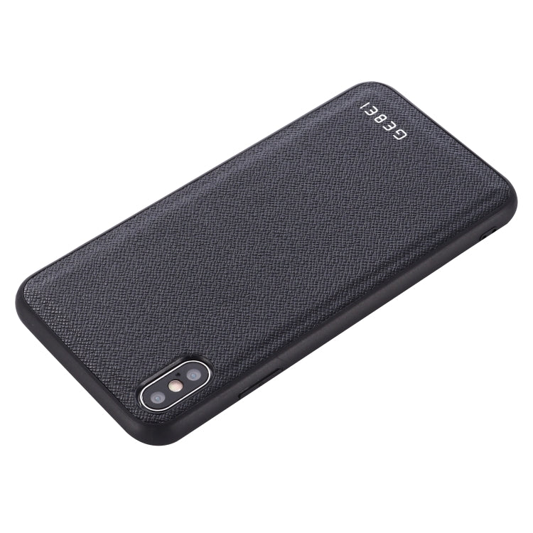 For iPhone 11 GEBEI Full-coverage Shockproof Leather Protective Case(Black)
