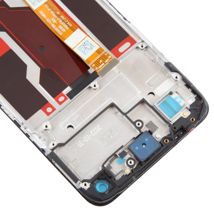 For Realme 9i 4G OEM LCD Screen Digitizer Full Assembly with Frame