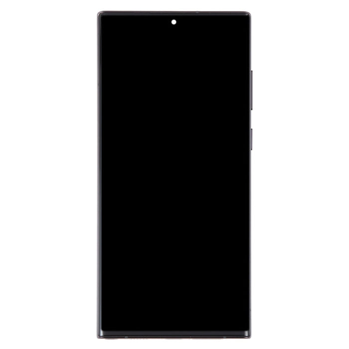 For Samsung Galaxy S22 Ultra 5G SM-S908B 6.78 inch EU Version OLED LCD Screen Digitizer Full Assembly with Frame(Black)