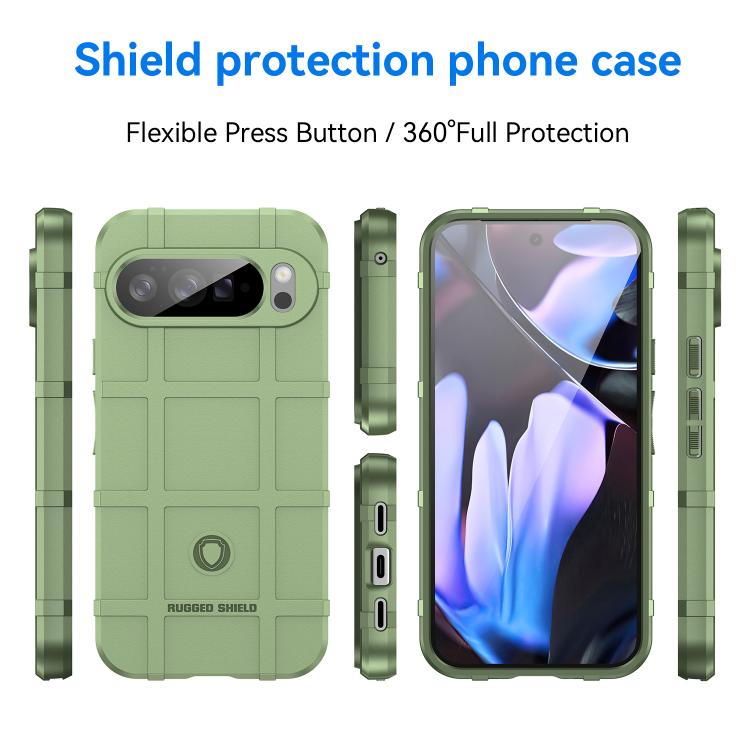 For Google Pixel 10 Pro XL Full Coverage Shockproof TPU Phone Case(Green)