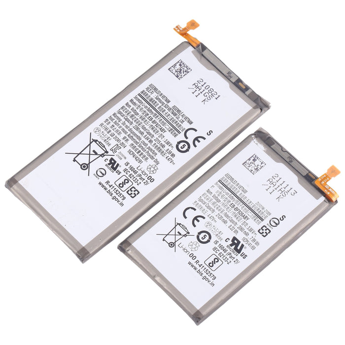 For Samsung Galaxy Z Fold3 5G SM-F926 2pcs Battery Replacement EB-BF926ABY 2120mAh/EB-BF927ABY 2280mAh