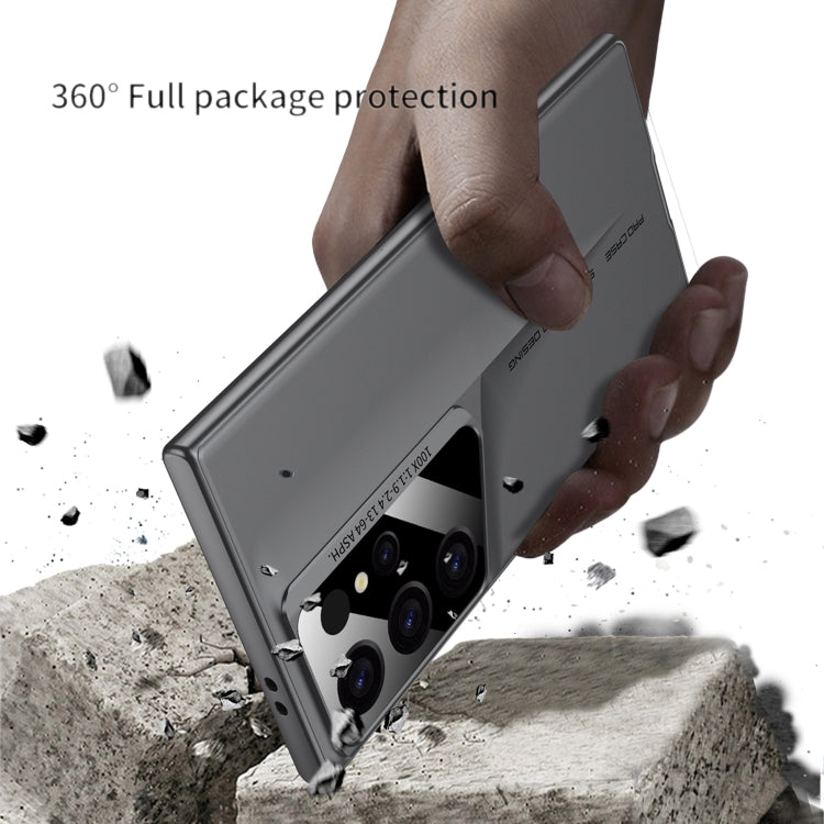 For Samsung Galaxy S24 Ultra 5G GKK Blade Ultra-thin Full Coverage Phone Case(Black)