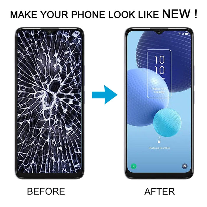 For TCL 406 T506K OEM LCD Screen Digitizer Full Assembly with Frame