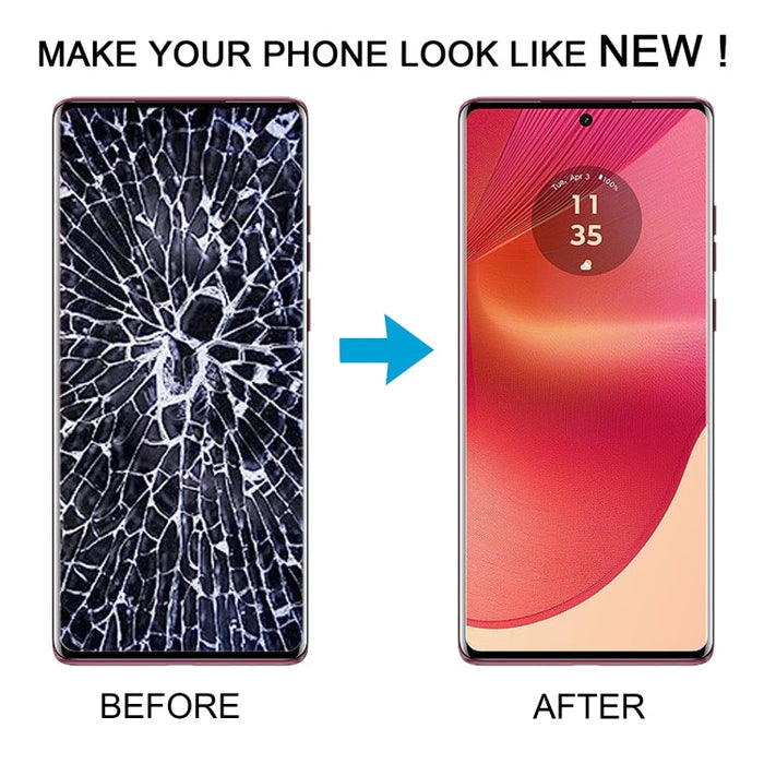 For Motorola Edge 50 Pro Original P-OLED LCD Screen with Digitizer Full Assembly