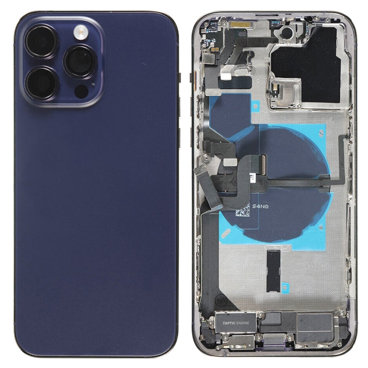For iPhone 14 Pro Max Battery Back Cover Assembly, Version:China Version(Purple)