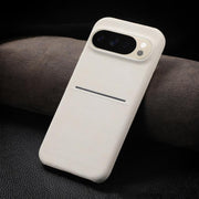 For Google Pixel 10 Pro XL Skin Feel Sheepskin Card Slot Phone Case(White)